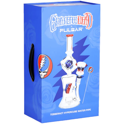 Pulsar x Grateful Dead 10.75" Tesseract Hypercube Water Pipe