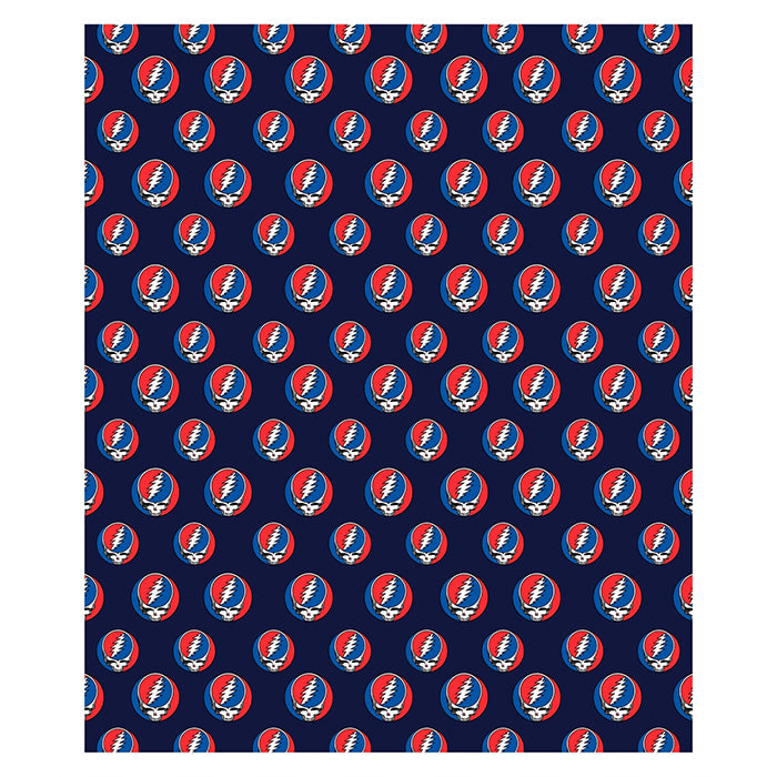 Grateful Dead Steal Your Face Cozy Fleece Throw Blanket