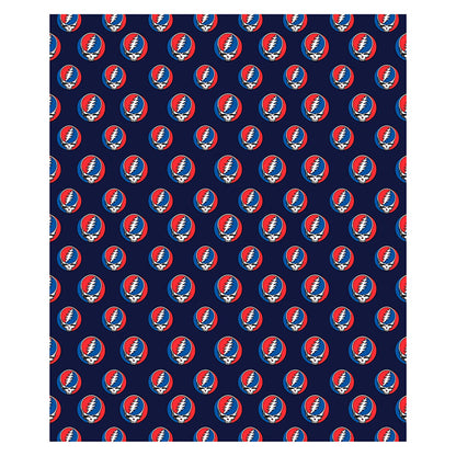Grateful Dead Steal Your Face Cozy Fleece Throw Blanket