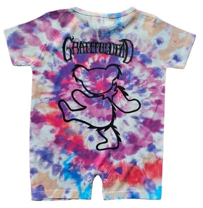 Grateful Dead Dancing Bear Tie Dye Romper