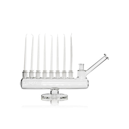 GRAV® Clear Menorah Waterpipe