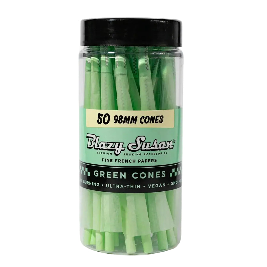 Blazy Susan Cones 98mm - 50 Pack - Green