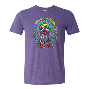 Sunshine Daydream 30th Anniversary Commemorative T-Shirt - Heather Purple