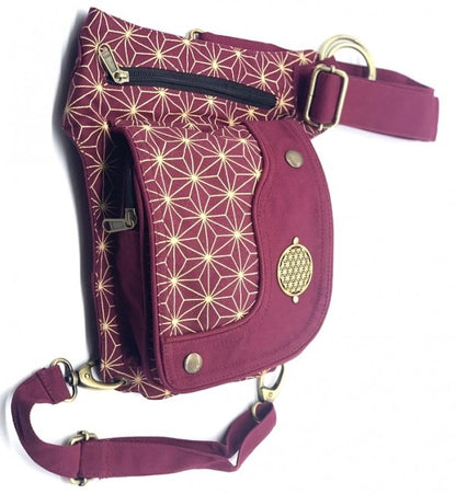 Flower Of Life Crossbody Belt Bag