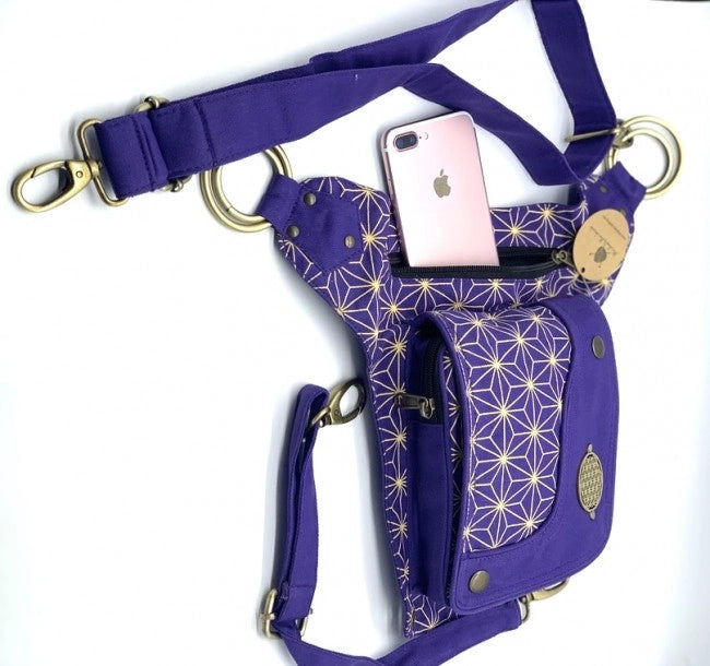 Flower Of Life Crossbody Belt Bag