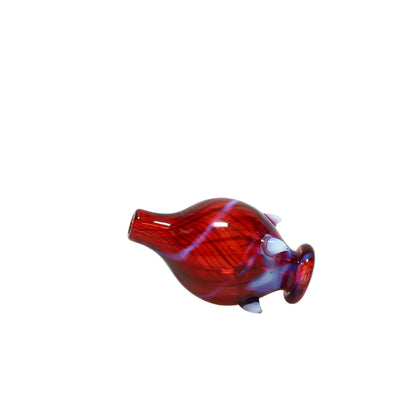 Kaleb Folck Glass Red Face Rig w/ Matching Carb Cap