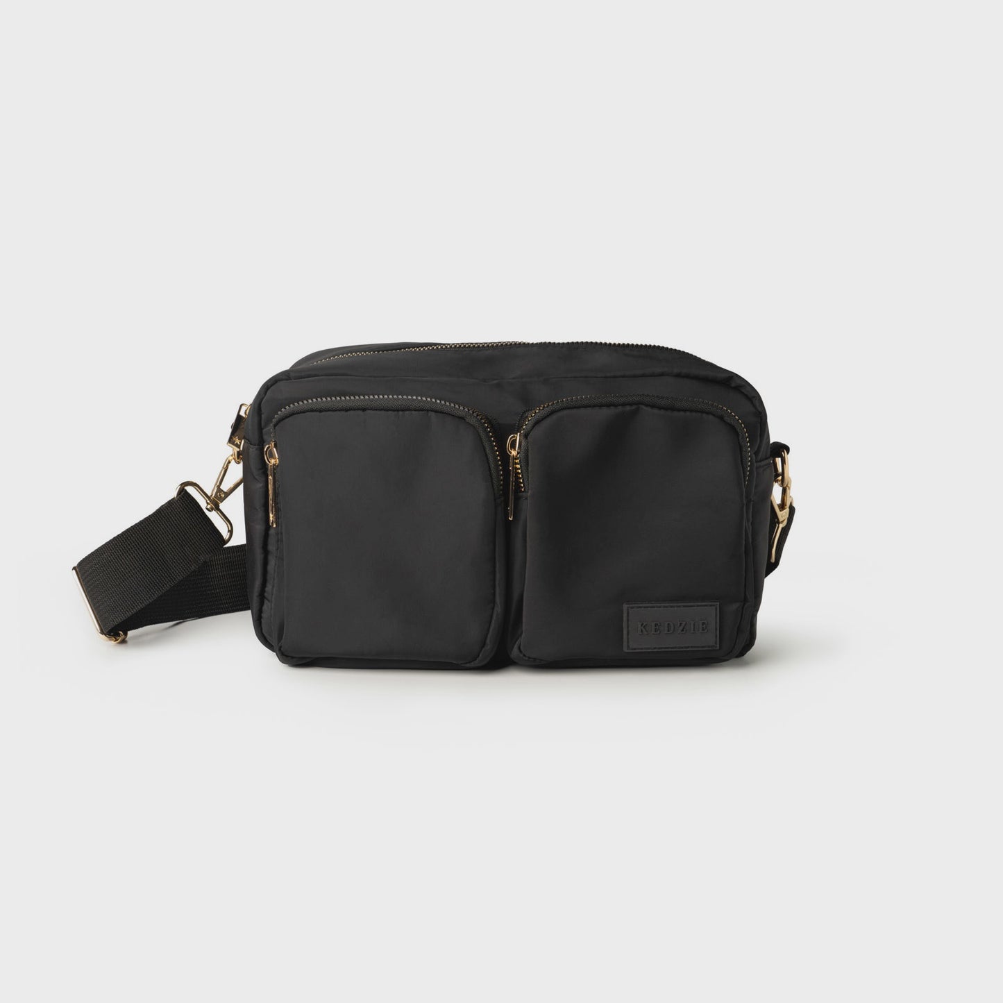 Kedzie® Black Gemini Crossbody