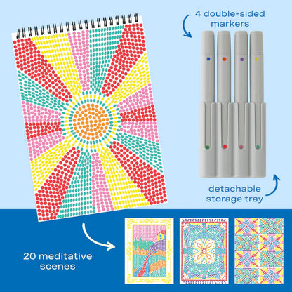 Lifelines™ FlowArt: Stamp by Shape Mediterranean Mosiac Coloring Pad