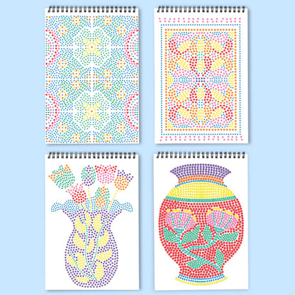 Lifelines™ FlowArt: Stamp by Shape Mediterranean Mosiac Coloring Pad