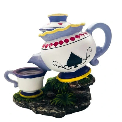 Alice In Wonderland Tea Pot Backflow Incense Burner