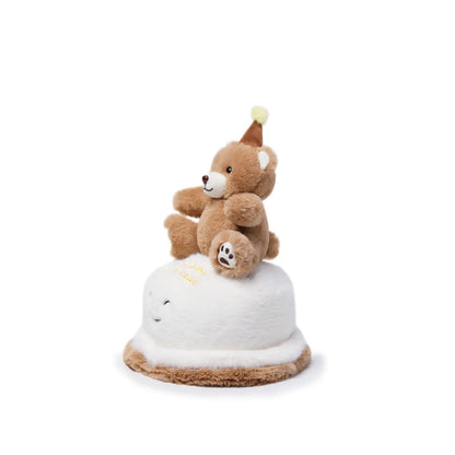 McHugs Birthday Wishes Bear Cake Stuffed Animal