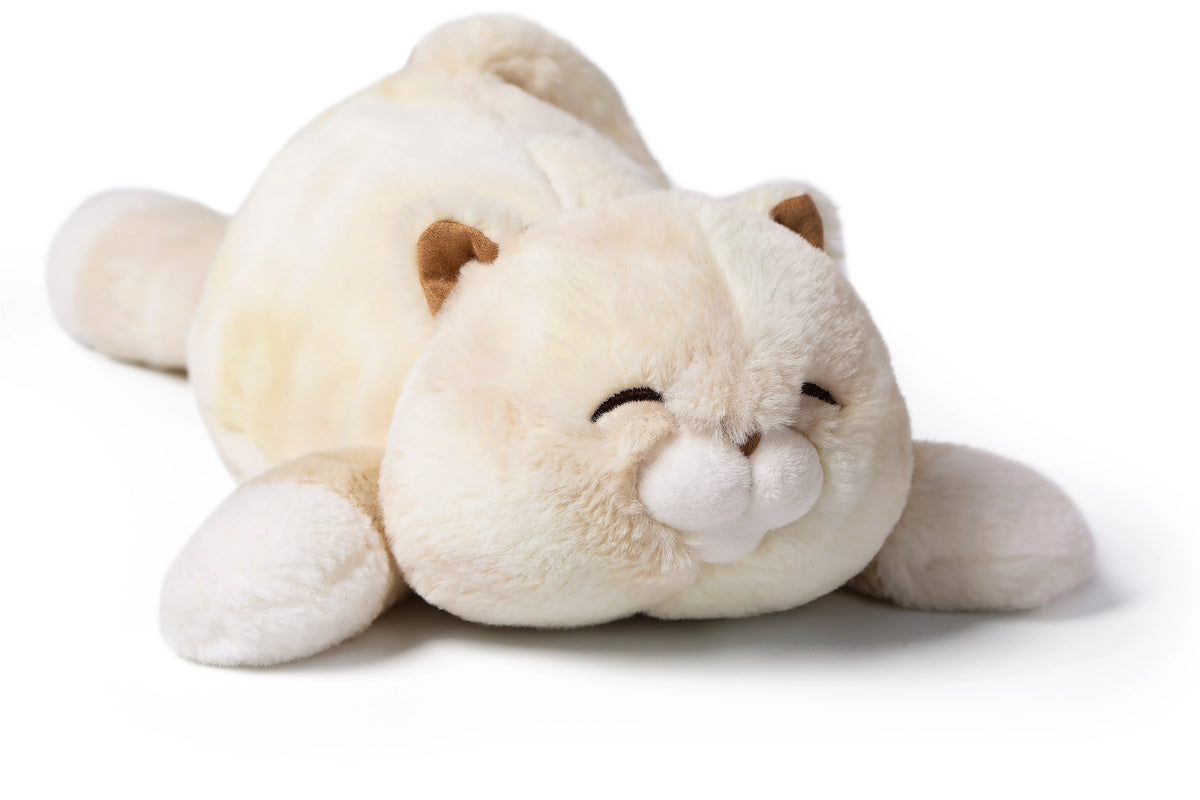 McHugs Lazy Cat Lazy Weighted Plush Animal 30cm