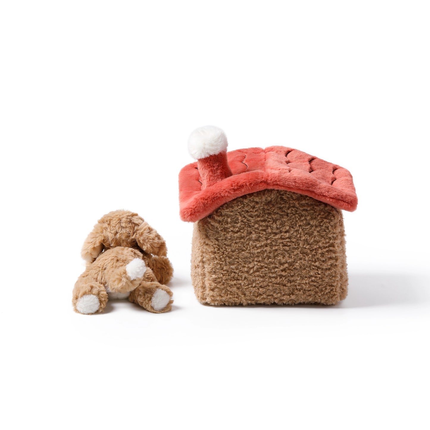 McHugs Relaxed Puppy Scene Stuffed Animal