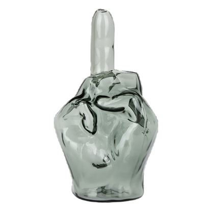 Middle Finger Glass Hand Pipe - Assorted Colors