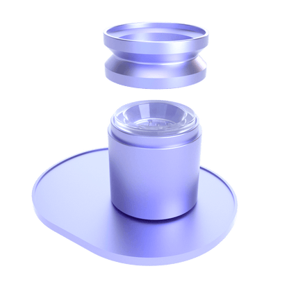 Stündenglass® Gravity Pipe Limited Edition Khalifa Violet Sky / Mints