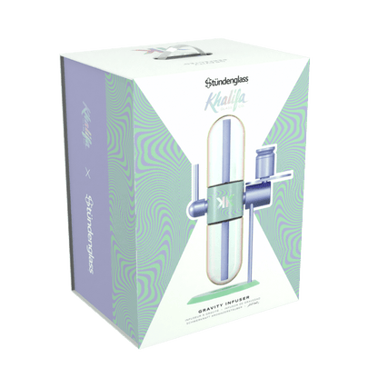 Stündenglass® Gravity Pipe Limited Edition Khalifa Violet Sky / Mints