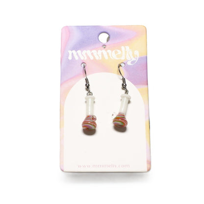 Mmmelty Glass Earrings - Smoker's Edition