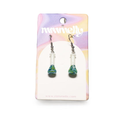 Mmmelty Glass Earrings - Smoker's Edition