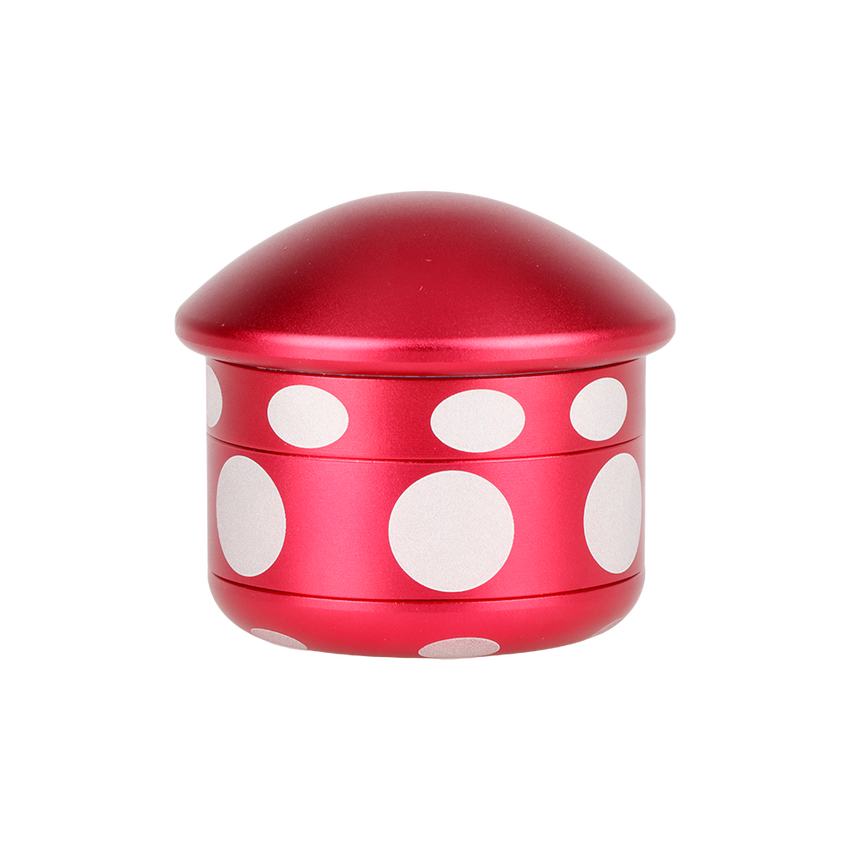 Mushroom Aluminum 4 Piece Grinder - Assorted Colors