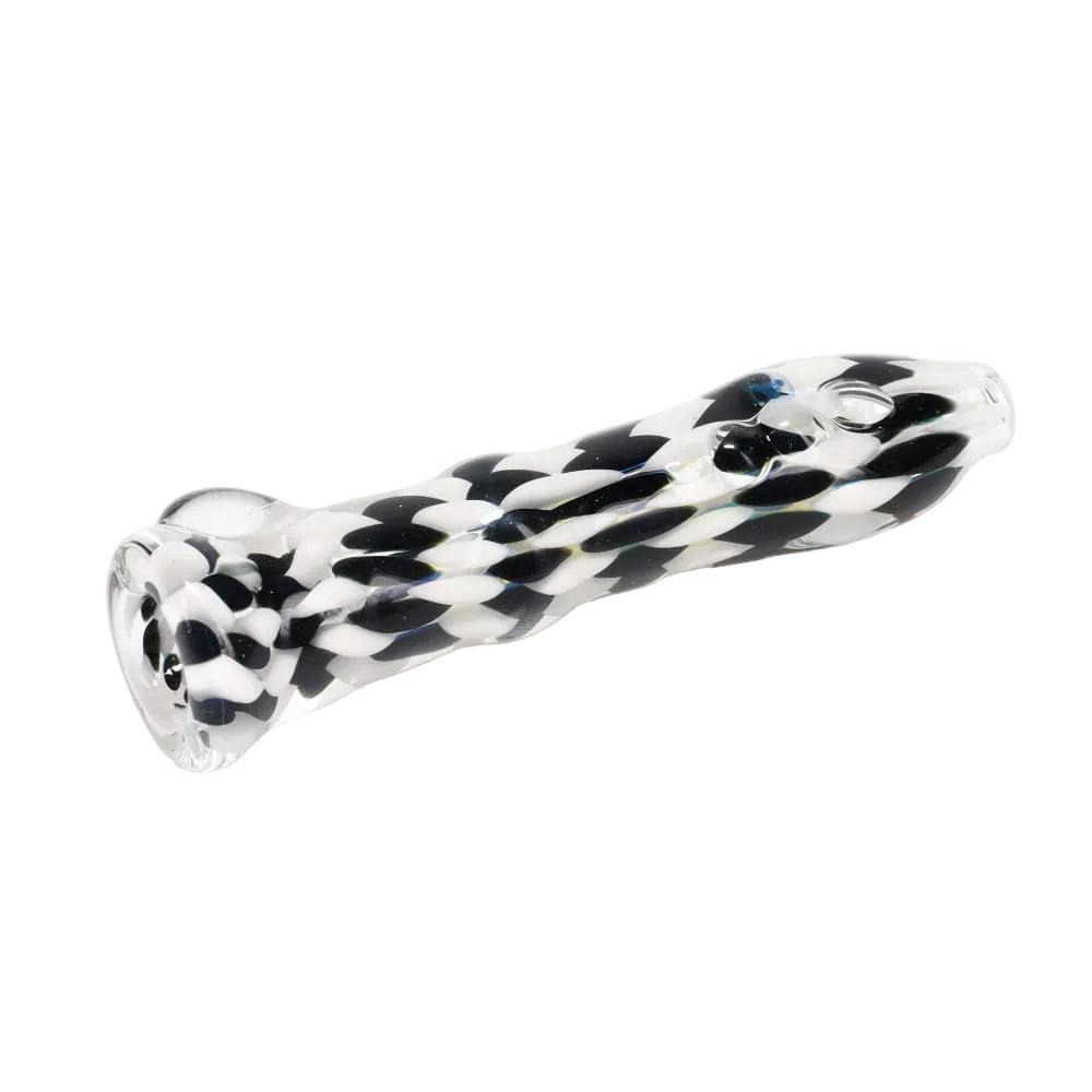 Rotational Science Glass Black and White Dot Onie