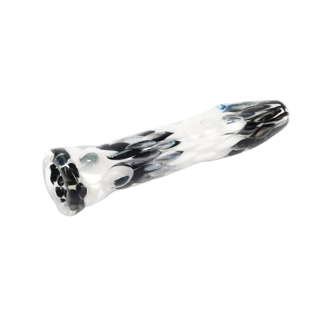 Rotational Science Glass Black and White Dot Onie