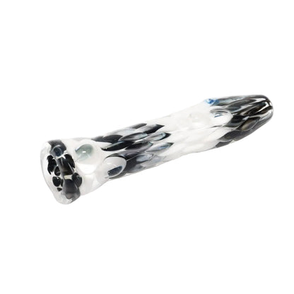 Rotational Science Glass Black and White Dot Onie