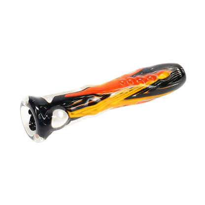 Rotational Science Glass Zig Zag Mixed Color Chillum