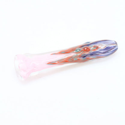Rotational Science Glass Zig Zag Mixed Color Chillum