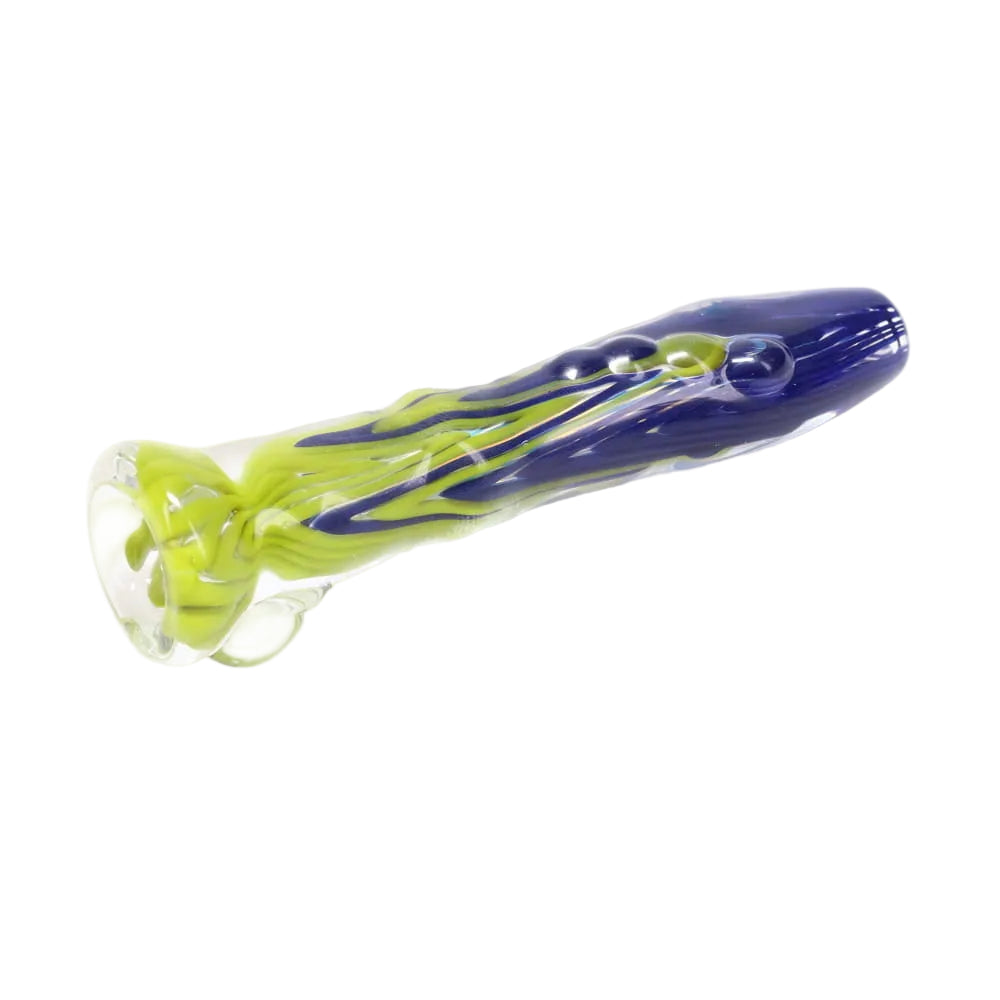 Rotational Science Glass Zig Zag Mixed Color Chillum
