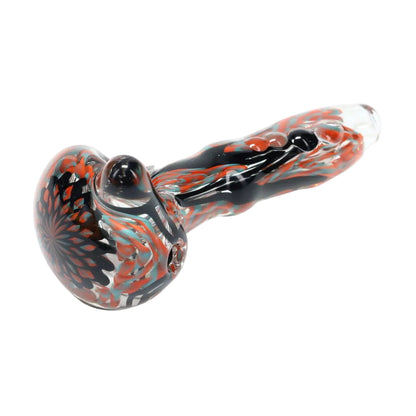 Rotational Science Glass Zig Zag Fillacello Mixed Colors Pipe
