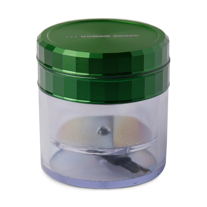 Human Grade 2.5 inch 4 Piece Clear Storage Grinder - Assorted Colors