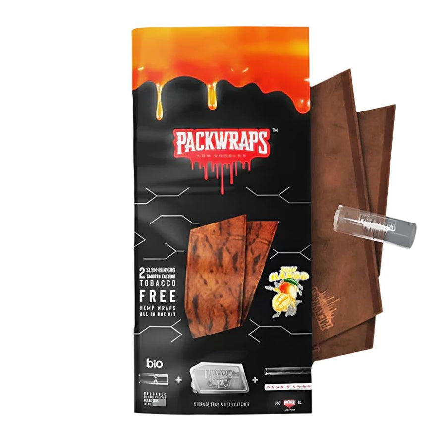 Packwraps x Twisted Hemp Mango Wraps - 2 pack SALE
