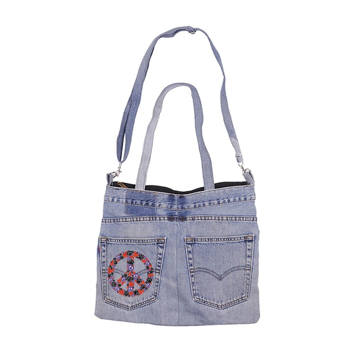 Upcycled Denim Jean Butt Bag