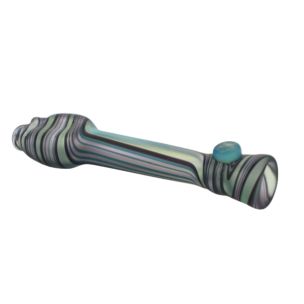 Star Seed Glass Sandblast Line Bite Grip Chillum