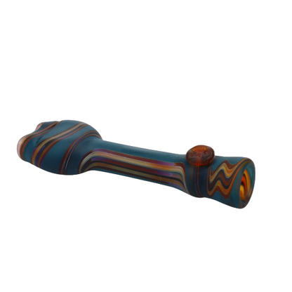Star Seed Glass Sandblast Line Bite Grip Chillum