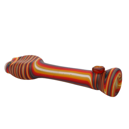 Star Seed Glass Sandblast Line Bite Grip Chillum