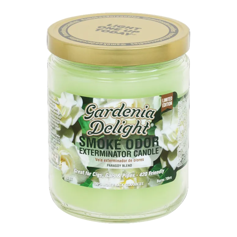 Gardenia Smoke Odor Candle