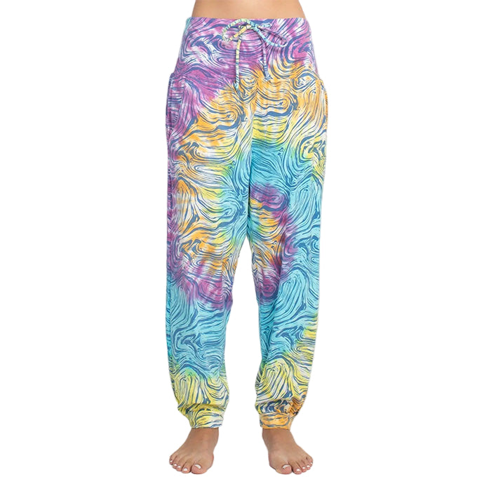 Psychedelic Mushroom Jogger Pants in Blue