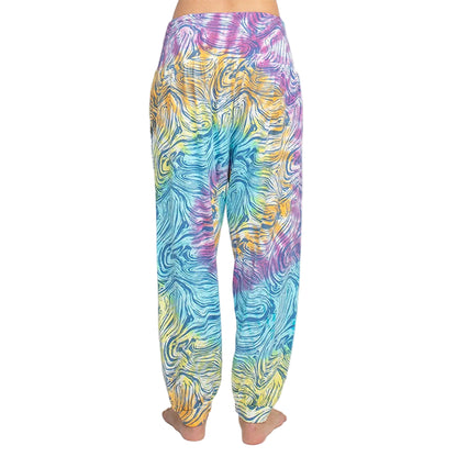 Psychedelic Mushroom Jogger Pants in Blue