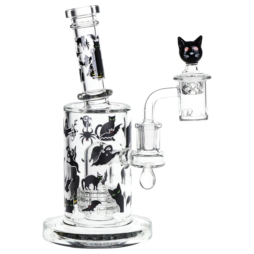 Pulsar 8" Nectar Collector & Dab Rig Set - Black Cat