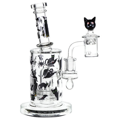 Pulsar 8" Nectar Collector & Dab Rig Set - Black Cat