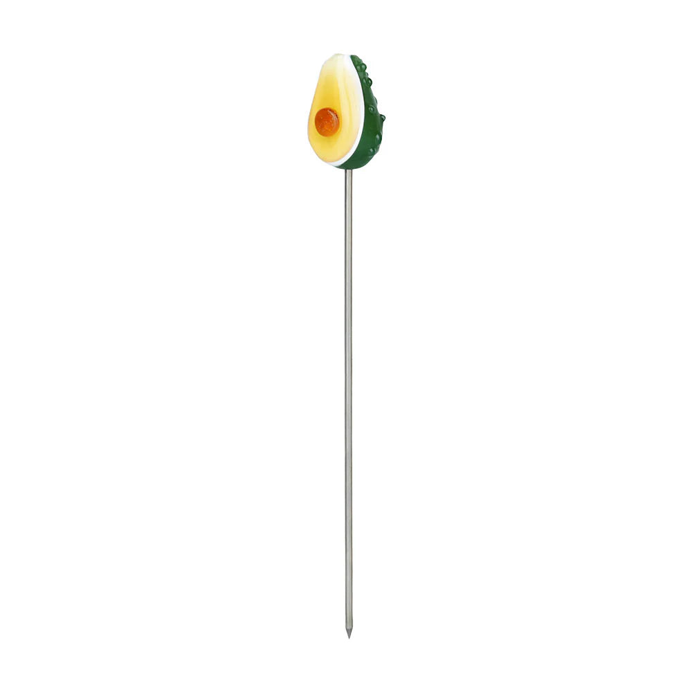 Pulsar Fruit Series 10" Glow Water Pipe & Hand Pipe Set - Avocado Gold SALE
