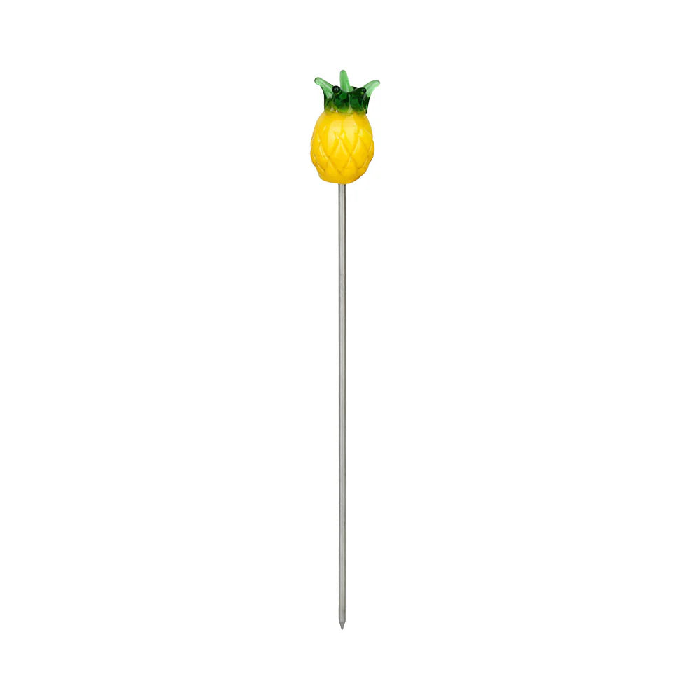 Pulsar Fruit Series 8" Glow Nectar Collector & Dab Rig Set - Pineapple Express