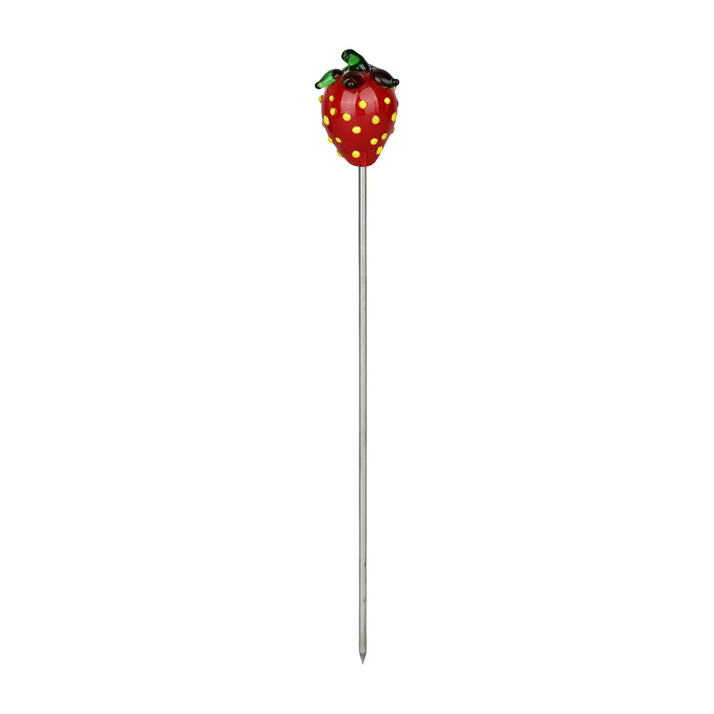 Pulsar Fruit Series 10" Glow Water Pipe & Hand Pipe Set - Strawberry Cough
