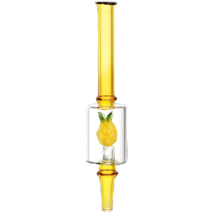 Pulsar Fruit Series 8" Glow Nectar Collector & Dab Rig Set - Pineapple Express