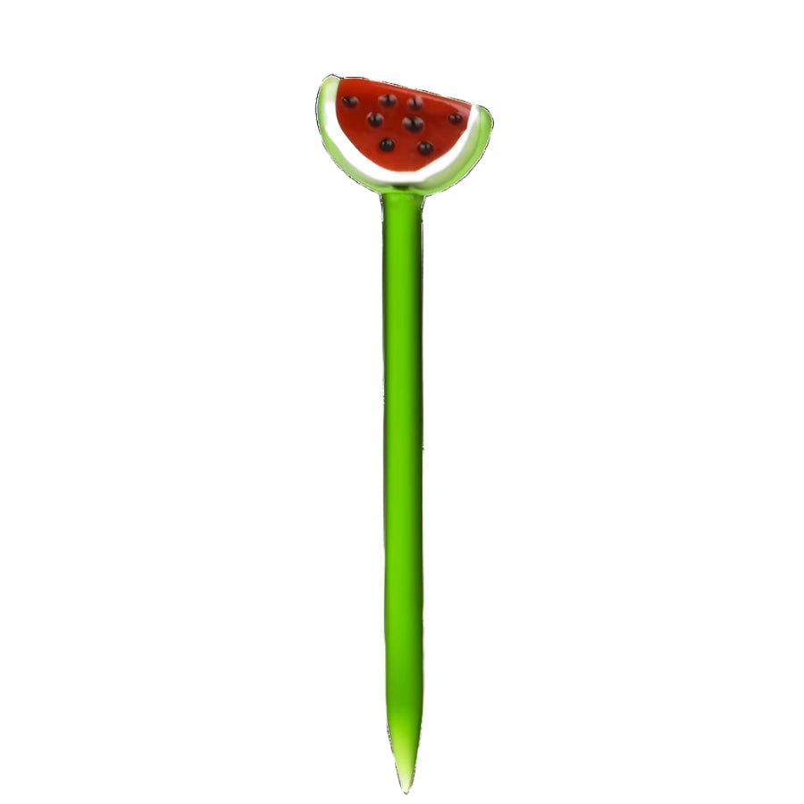 Pulsar Fruit Series 8" Glow Nectar Collector & Dab Rig Set - Watermelon Zkittles SALE