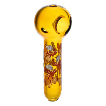 Pulsar Greatest Hits Series 10" Glow Water Pipe & Hand Pipe Set - Beez