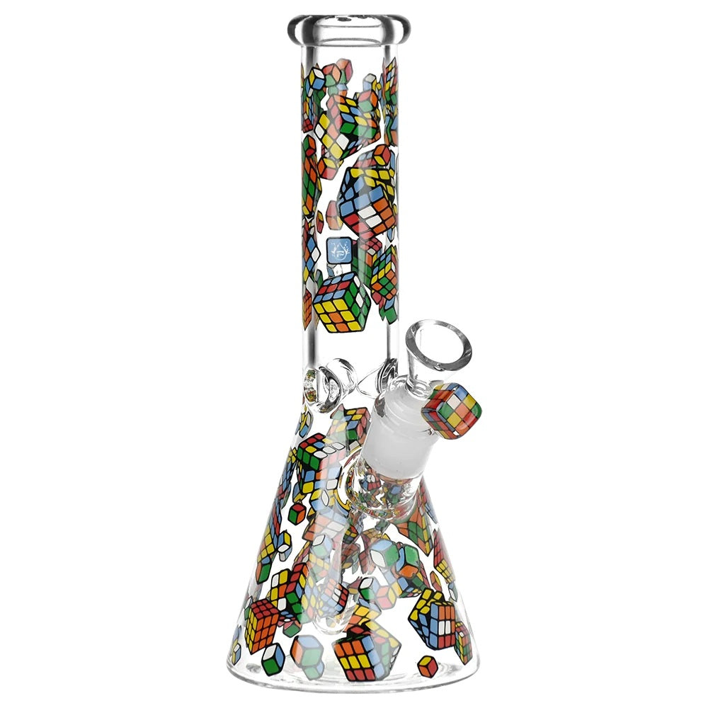 Pulsar Greatest Hits Series 10" Glow Water Pipe & Hand Pipe Set - Cubez