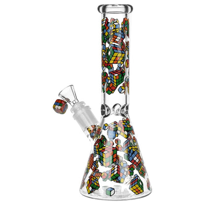 Pulsar Greatest Hits Series 10" Glow Water Pipe & Hand Pipe Set - Cubez
