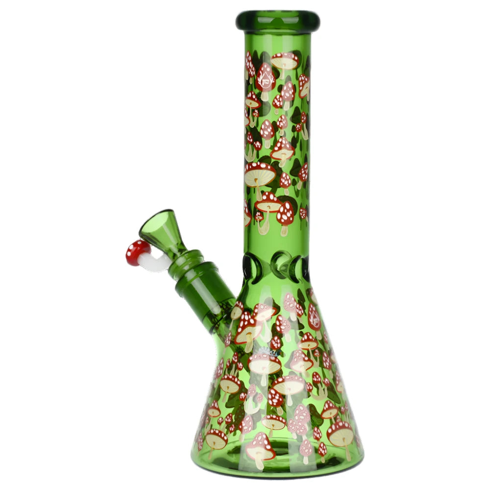 Pulsar Greatest Hits Series 10" Glow Water Pipe & Hand Pipe Set - Shroomiez